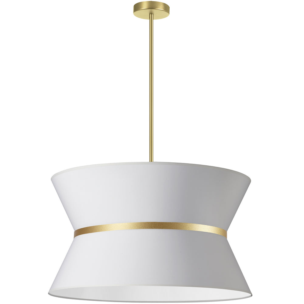 Dainolite Canada - Four Light Chandelier - Caterine - White- Union Lighting Luminaires Decor