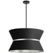 Dainolite Canada - Four Light Chandelier - Caterine - Black- Union Lighting Luminaires Decor
