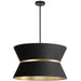 Dainolite Canada - Four Light Chandelier - Caterine - Black- Union Lighting Luminaires Decor