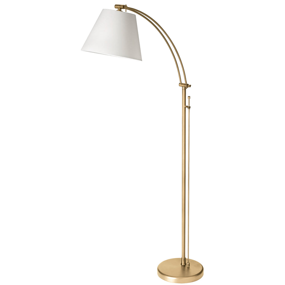 Dainolite Canada - One Light Floor Lamp - Felix - Aged Brass- Union Lighting Luminaires Decor