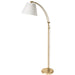 Dainolite Canada - One Light Floor Lamp - Felix - Aged Brass- Union Lighting Luminaires Decor
