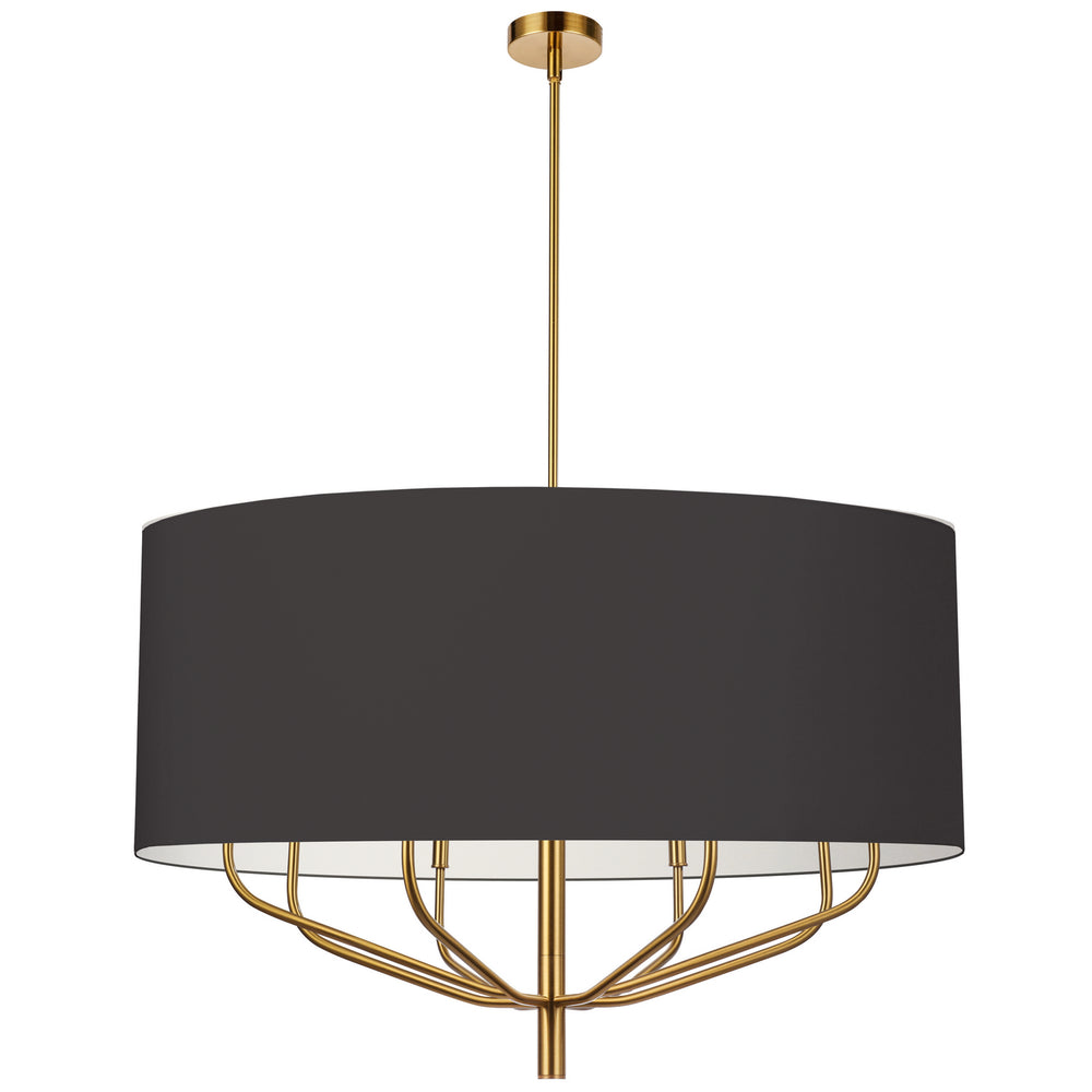 Dainolite Canada - Eight Light Chandelier - Eleanor - Black- Union Lighting Luminaires Decor