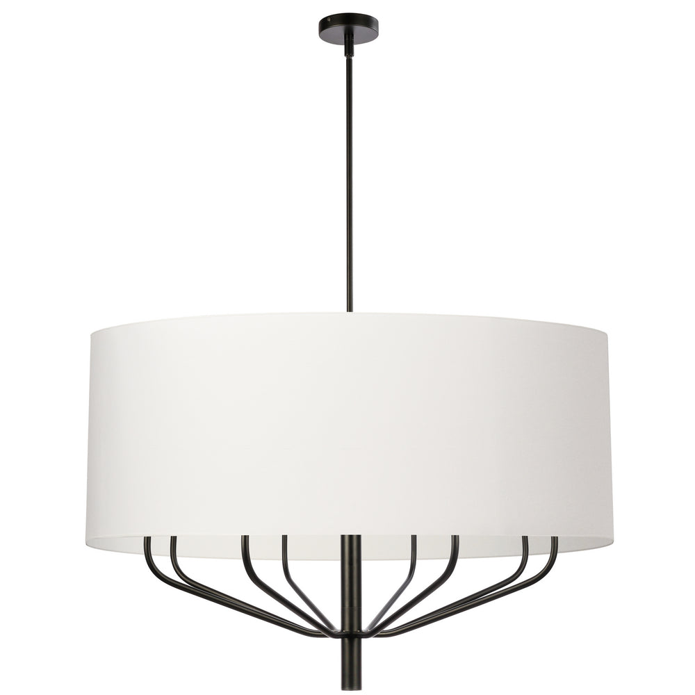 Dainolite Canada - Eight Light Chandelier - Eleanor - White- Union Lighting Luminaires Decor