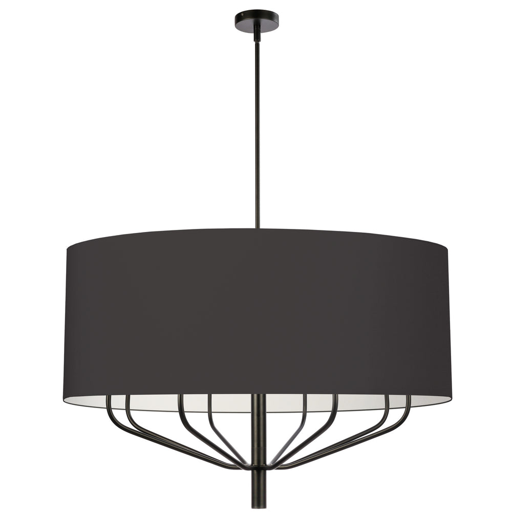 Dainolite Canada - Eight Light Chandelier - Eleanor - Black- Union Lighting Luminaires Decor