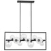 Dainolite Canada - Ten Light Pendant - Glasgow - Black- Union Lighting Luminaires Decor