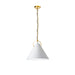 Dainolite Canada - One Light Pendant - Princeton - White- Union Lighting Luminaires Decor