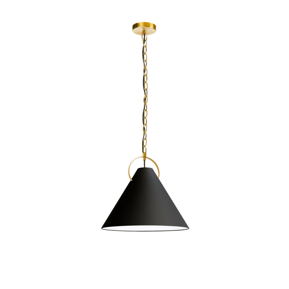 Dainolite Canada - One Light Pendant - Princeton - Black- Union Lighting Luminaires Decor