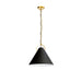 Dainolite Canada - One Light Pendant - Princeton - Black- Union Lighting Luminaires Decor