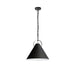 Dainolite Canada - One Light Pendant - Princeton - Black- Union Lighting Luminaires Decor
