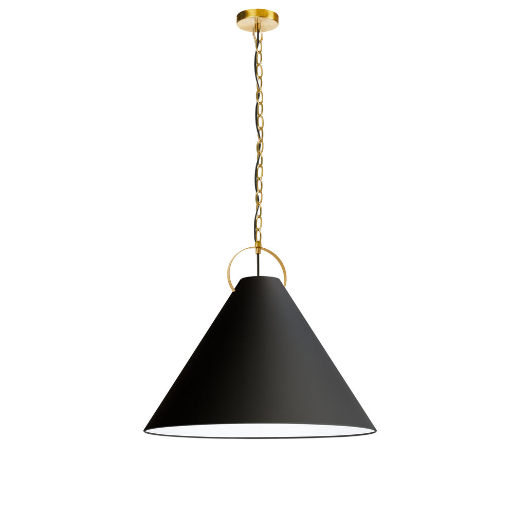 Dainolite Canada - One Light Pendant - Princeton - Black- Union Lighting Luminaires Decor