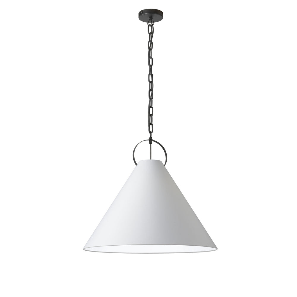 Dainolite Canada - One Light Pendant - Princeton - White- Union Lighting Luminaires Decor