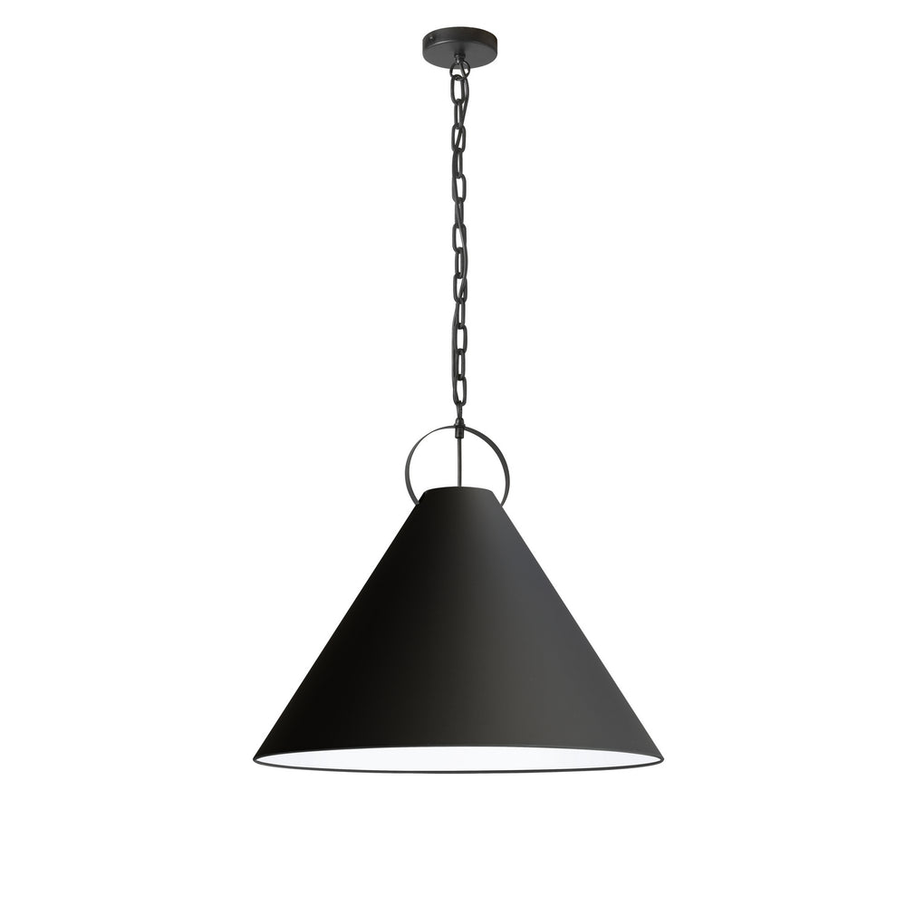 Dainolite Canada - One Light Pendant - Princeton - Black- Union Lighting Luminaires Decor
