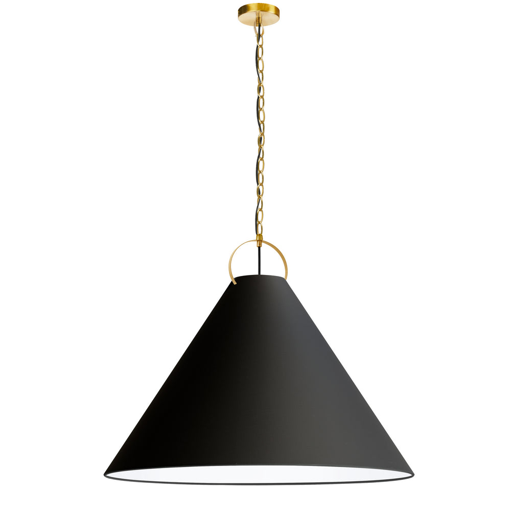 Dainolite Canada - One Light Pendant - Princeton - Black- Union Lighting Luminaires Decor