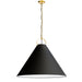 Dainolite Canada - One Light Pendant - Princeton - Black- Union Lighting Luminaires Decor