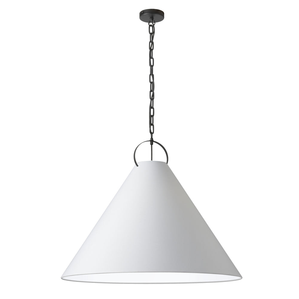 Dainolite Canada - One Light Pendant - Princeton - White- Union Lighting Luminaires Decor