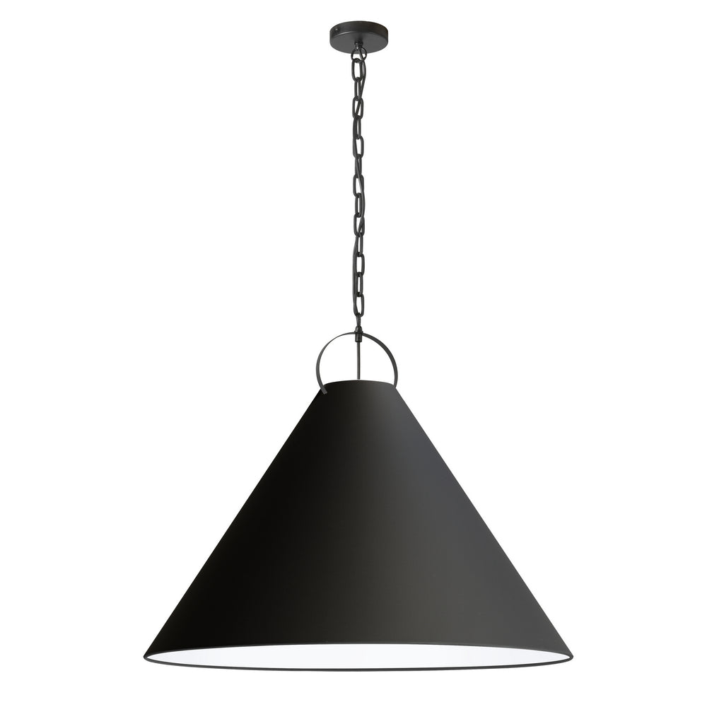 Dainolite Canada - One Light Pendant - Princeton - Black- Union Lighting Luminaires Decor