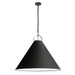 Dainolite Canada - One Light Pendant - Princeton - Black- Union Lighting Luminaires Decor
