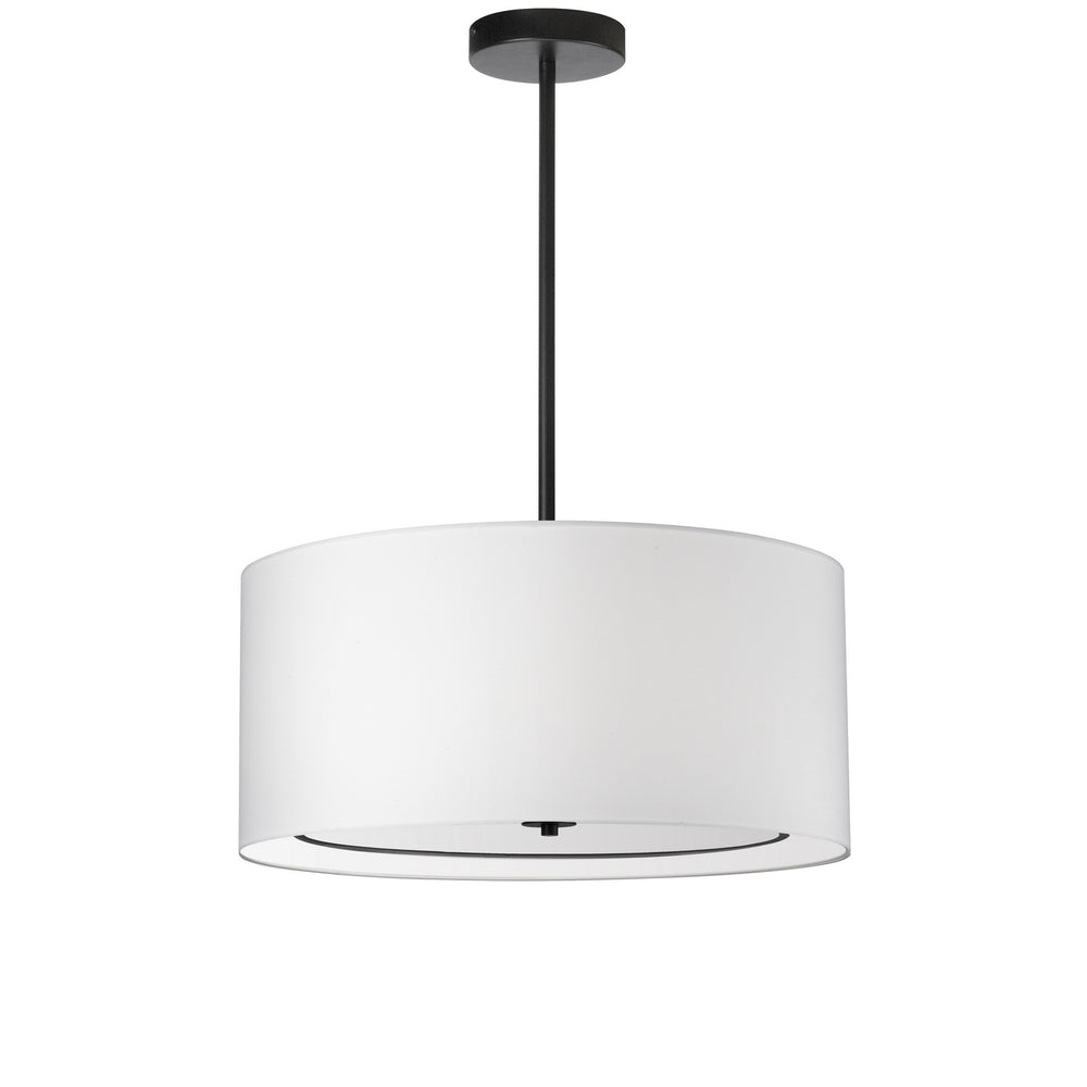 Dainolite Canada - Four Light Pendant - Porscha - White- Union Lighting Luminaires Decor