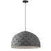 Dainolite Canada - One Light Pendant - Priscilla - Grey- Union Lighting Luminaires Decor