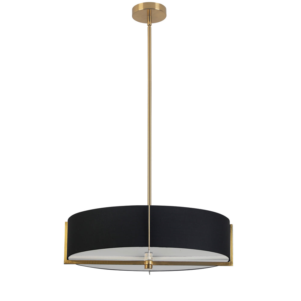 Dainolite Canada - Four Light Pendant - Preston - Black- Union Lighting Luminaires Decor