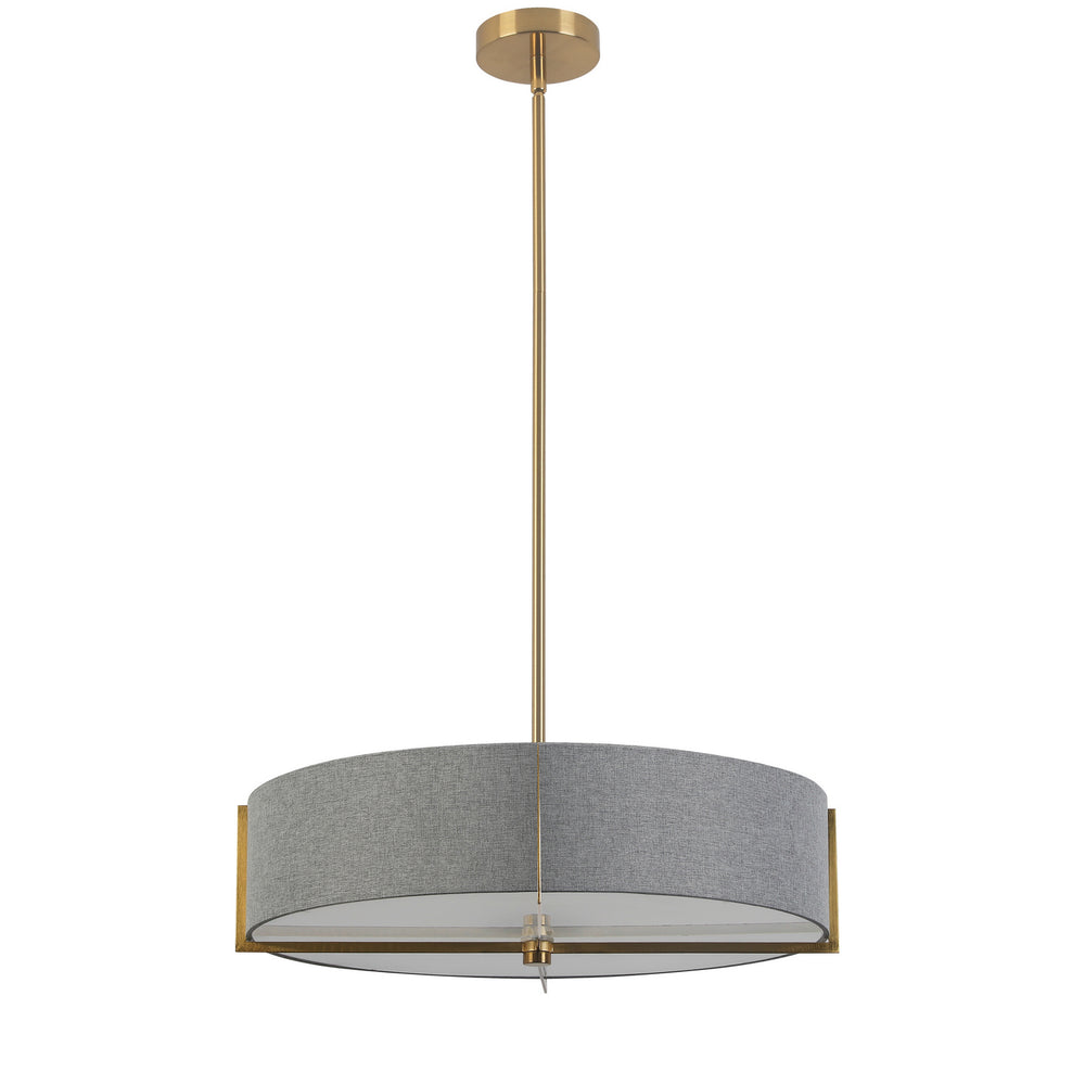 Dainolite Canada - Four Light Pendant - Preston - Grey- Union Lighting Luminaires Decor