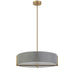 Dainolite Canada - Four Light Pendant - Preston - Grey- Union Lighting Luminaires Decor