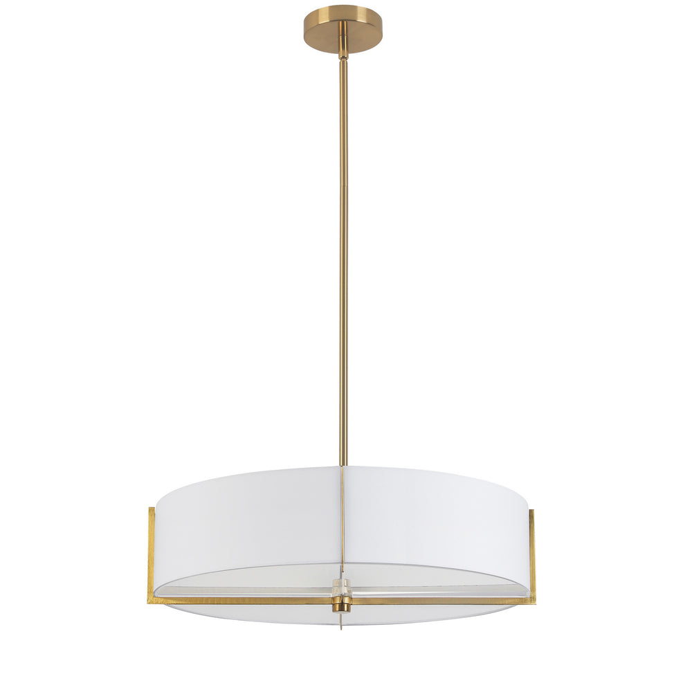 Dainolite Canada - Four Light Pendant - Preston - White- Union Lighting Luminaires Decor