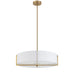 Dainolite Canada - Four Light Pendant - Preston - White- Union Lighting Luminaires Decor