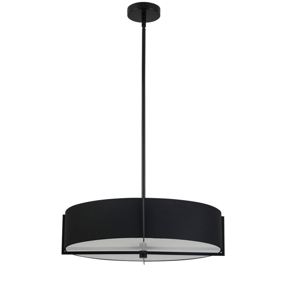 Dainolite Canada - Four Light Pendant - Preston - Black- Union Lighting Luminaires Decor