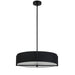 Dainolite Canada - Four Light Pendant - Preston - Black- Union Lighting Luminaires Decor