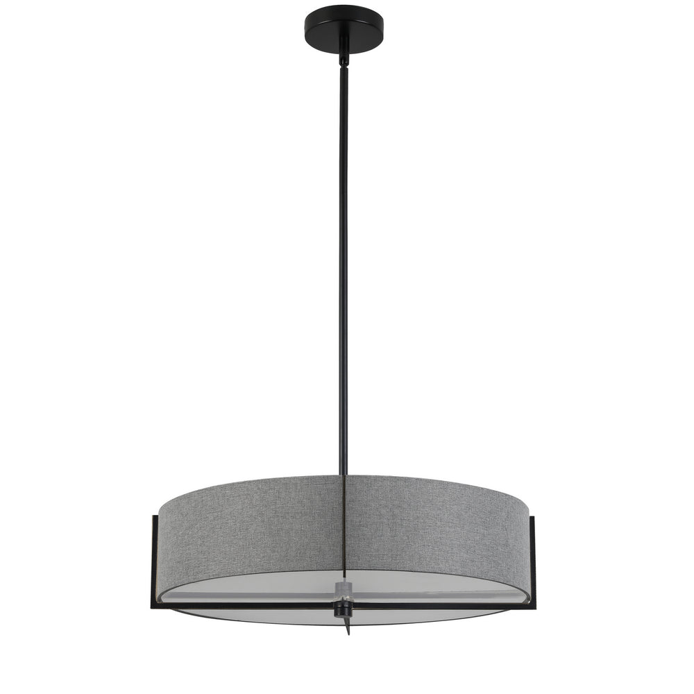 Dainolite Canada - Four Light Pendant - Preston - Grey- Union Lighting Luminaires Decor