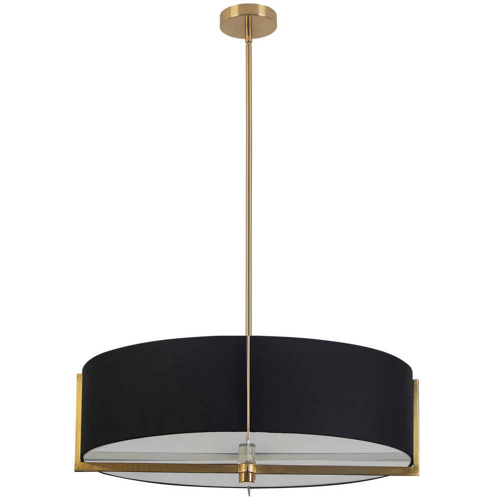 Dainolite Canada - Four Light Pendant - Preston - Black- Union Lighting Luminaires Decor
