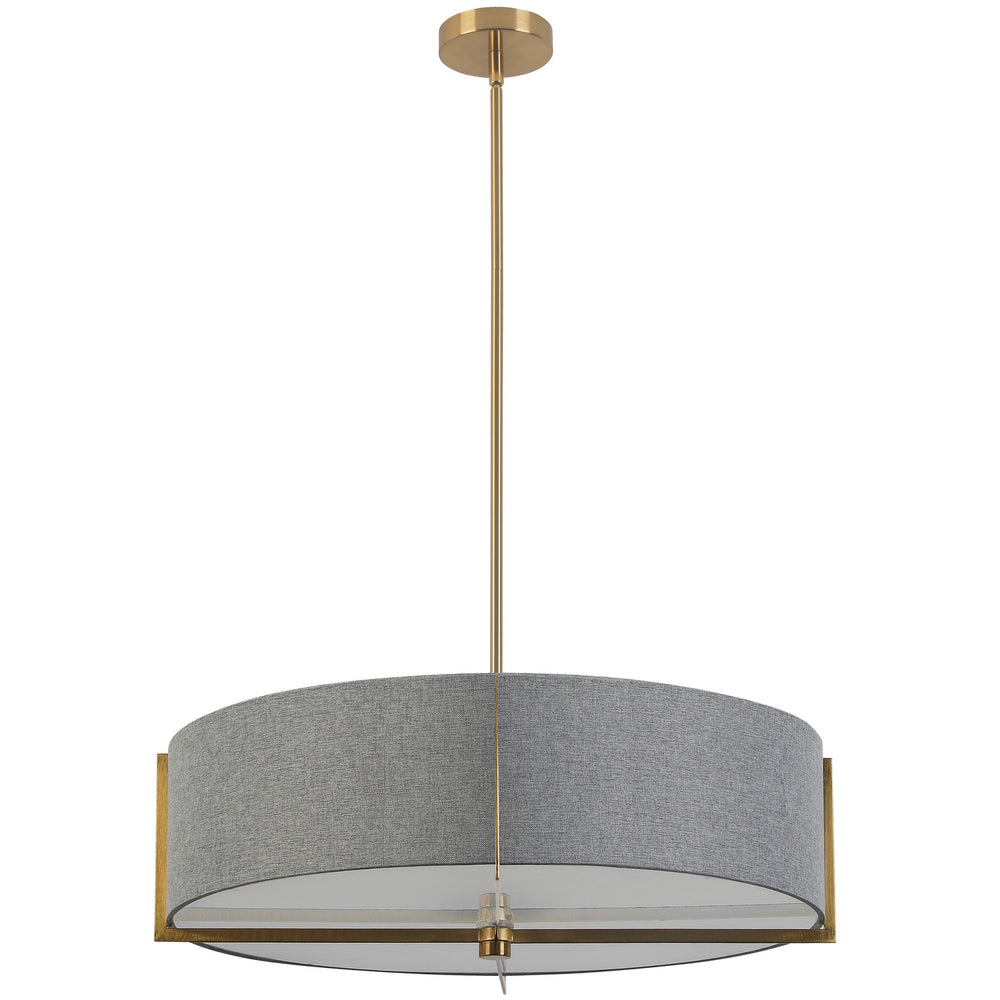 Dainolite Canada - Four Light Pendant - Preston - Grey- Union Lighting Luminaires Decor