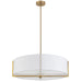 Dainolite Canada - Four Light Pendant - Preston - White- Union Lighting Luminaires Decor
