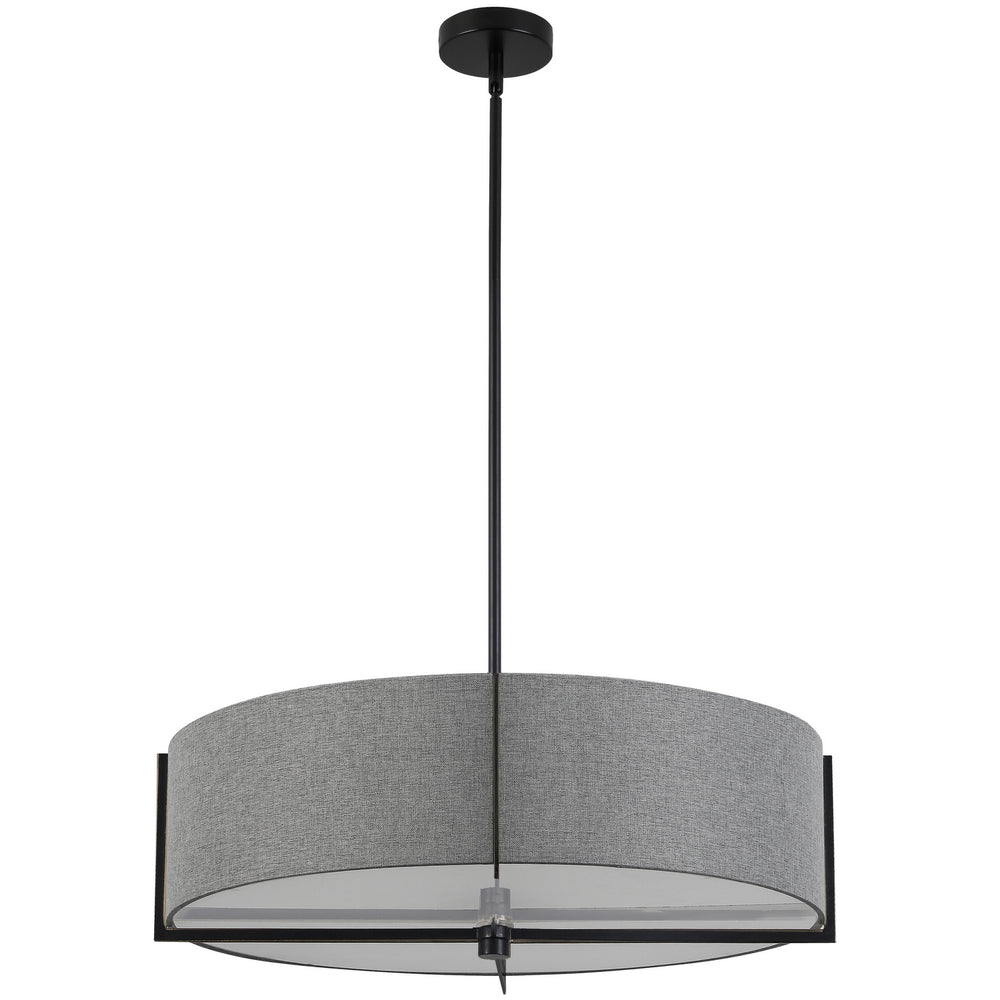 Dainolite Canada - Four Light Pendant - Preston - Grey- Union Lighting Luminaires Decor