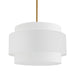 Dainolite Canada - Four Light Chandelier - Priya - White- Union Lighting Luminaires Decor