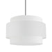Dainolite Canada - Four Light Chandelier - Priya - White- Union Lighting Luminaires Decor