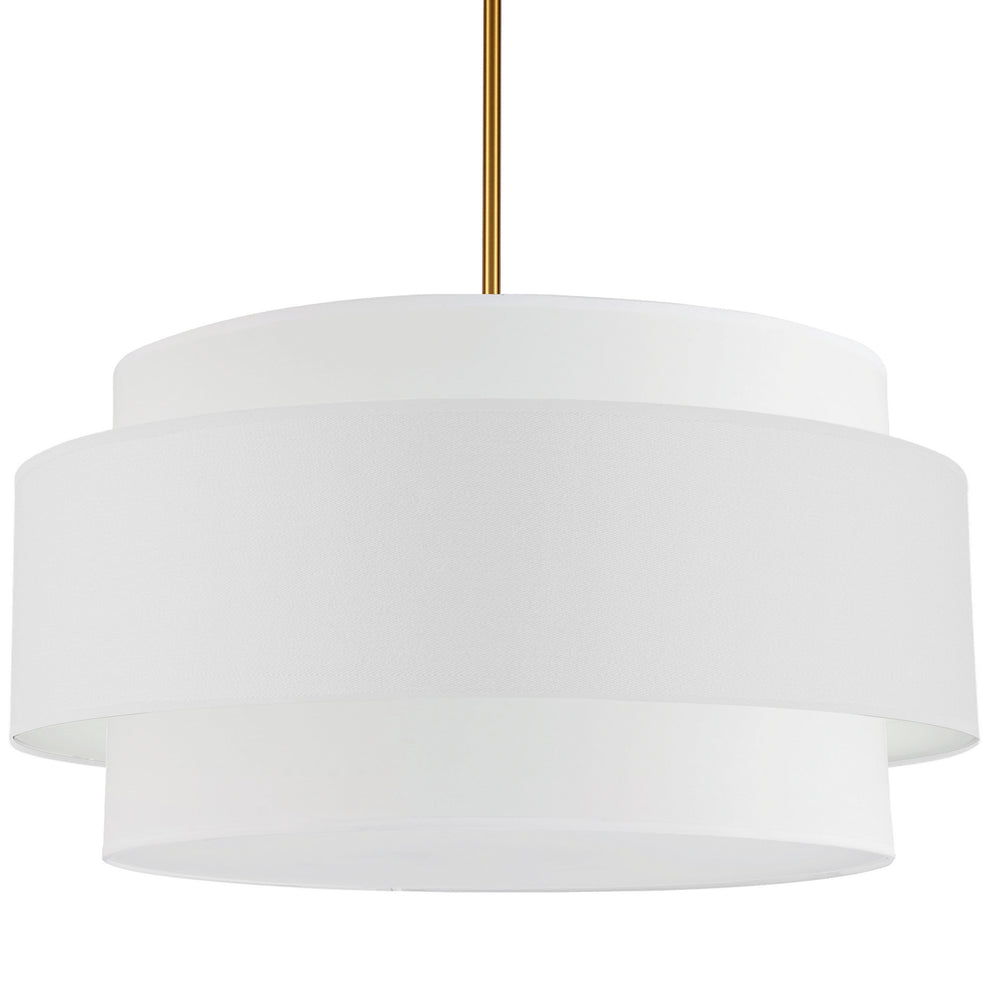 Dainolite Canada - Four Light Chandelier - Priya - White- Union Lighting Luminaires Decor