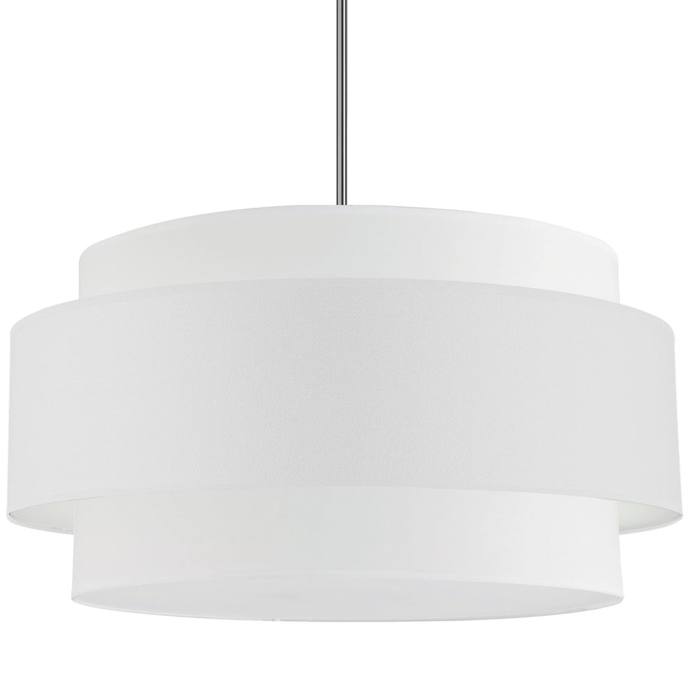 Dainolite Canada - Four Light Chandelier - Priya - White- Union Lighting Luminaires Decor