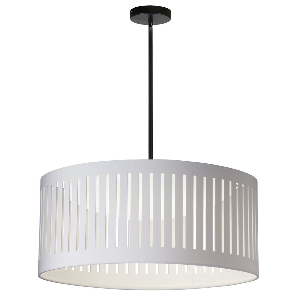 Dainolite Canada - LED Pendant - Slit Drum - White- Union Lighting Luminaires Decor