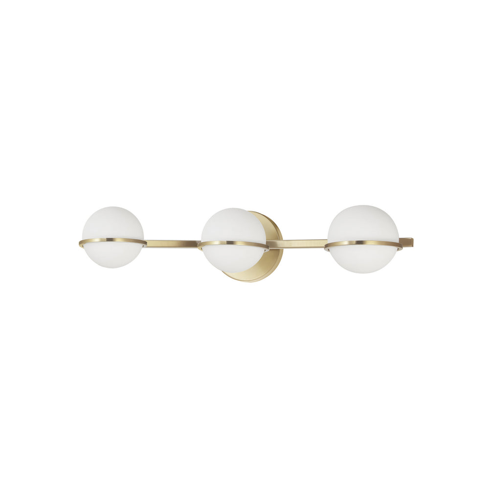 Dainolite Canada - Three Light Vanity Fixture - Sofia - Aged Brass- Union Lighting Luminaires Decor