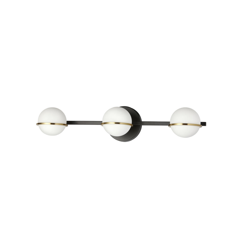 Dainolite Canada - Three Light Vanity Fixture - Sofia - Matte Black- Union Lighting Luminaires Decor