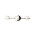Dainolite Canada - Three Light Vanity Fixture - Sofia - Matte Black- Union Lighting Luminaires Decor
