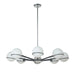 Dainolite Canada - Eight Light Chandelier - Sofia - Polished Chrome- Union Lighting Luminaires Decor