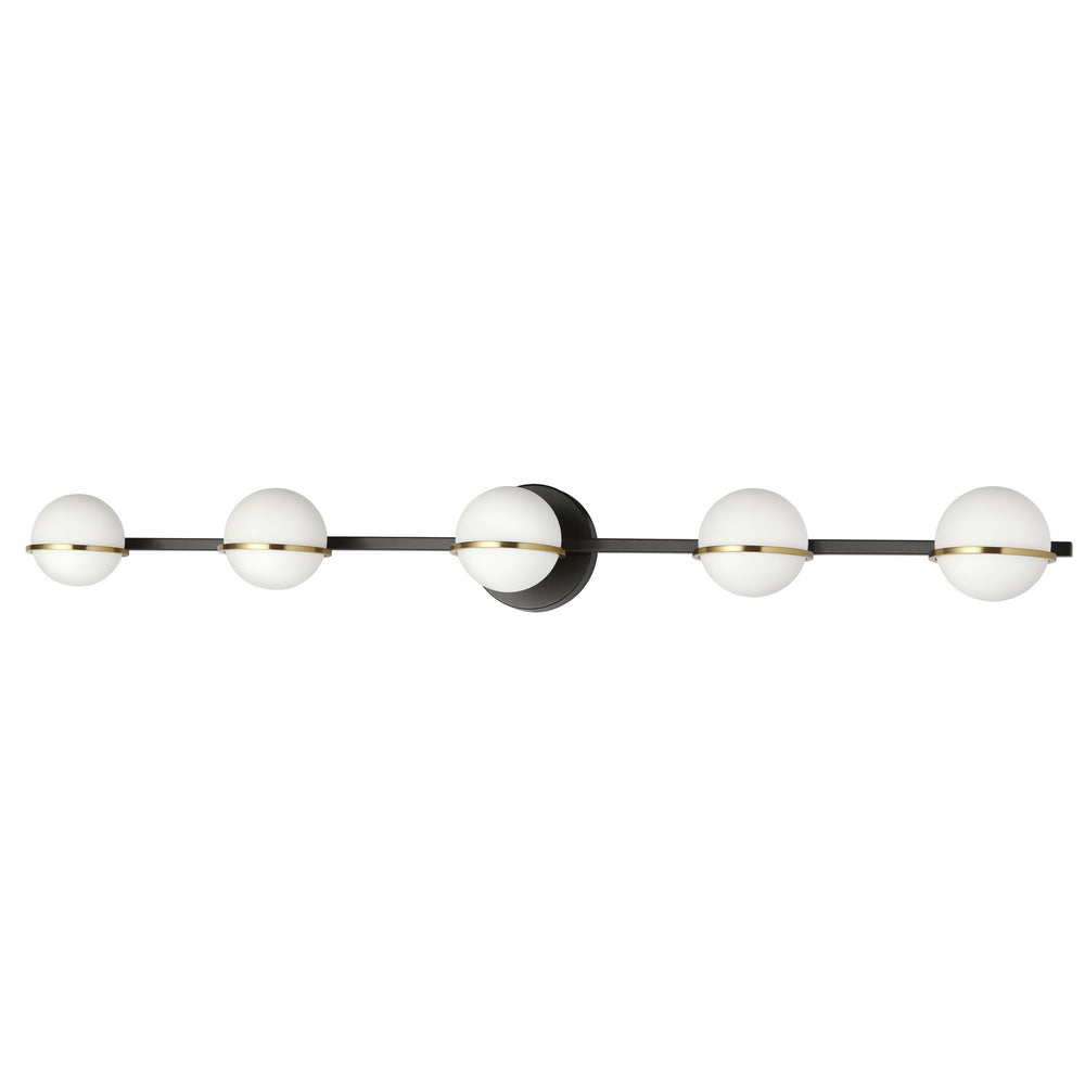 Dainolite Canada - Five Light Vanity - Sofia - Matte Black- Union Lighting Luminaires Decor