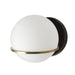 Dainolite Canada - One Light Wall Sconce - Sofia - Aged Brass- Union Lighting Luminaires Decor
