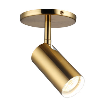 Dainolite Canada - One Light Spotlight - Stanly - Aged Brass- Union Lighting Luminaires Decor