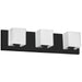 Dainolite Canada - Three Light Vanity Fixture - Verona - Black- Union Lighting Luminaires Decor
