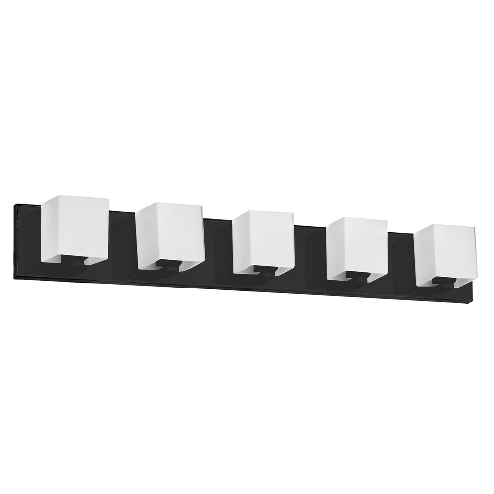 Dainolite Canada - Five Light Vanity - Verona - Black- Union Lighting Luminaires Decor