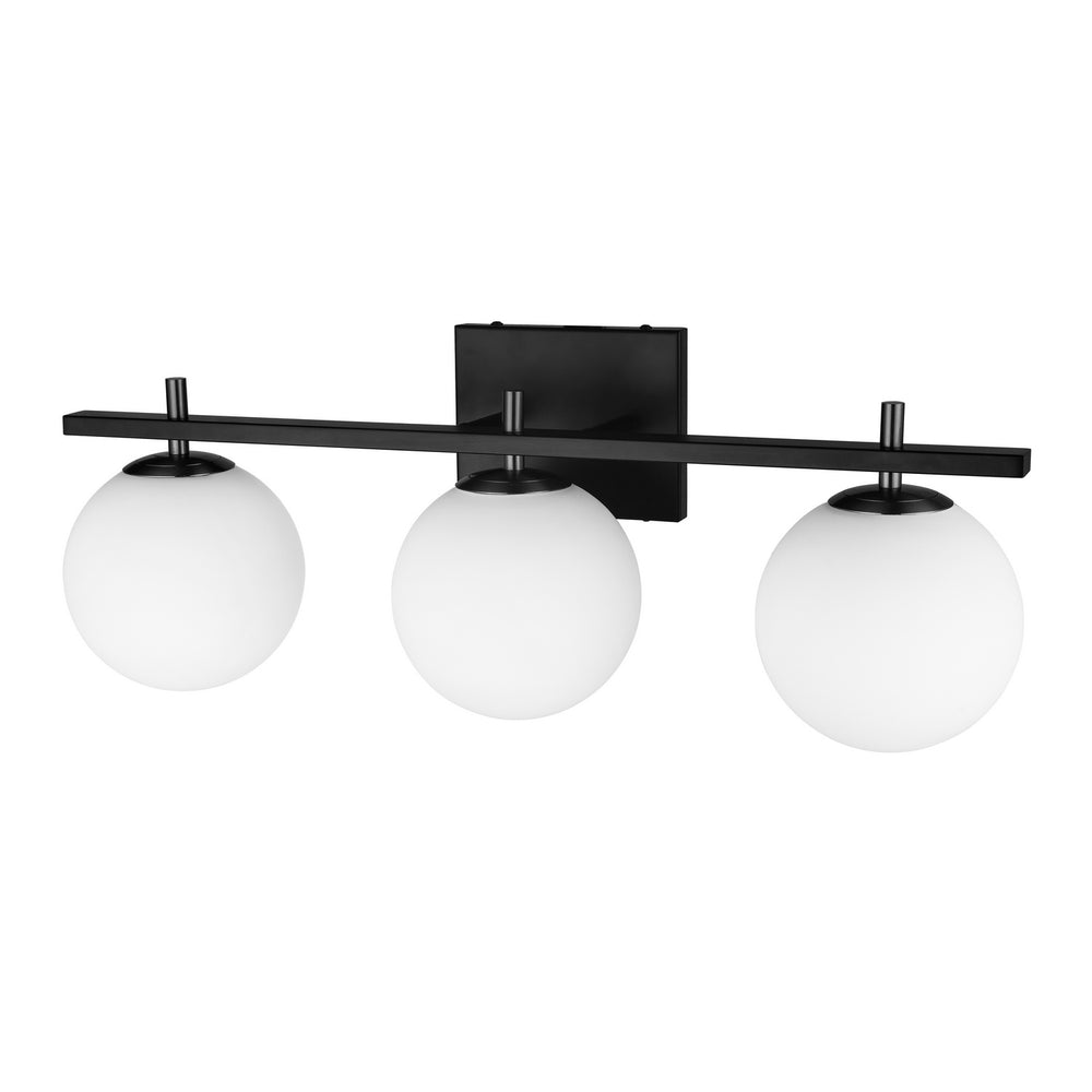Dainolite Canada - Three Light Vanity Fixture - Vivaldi - Black- Union Lighting Luminaires Decor